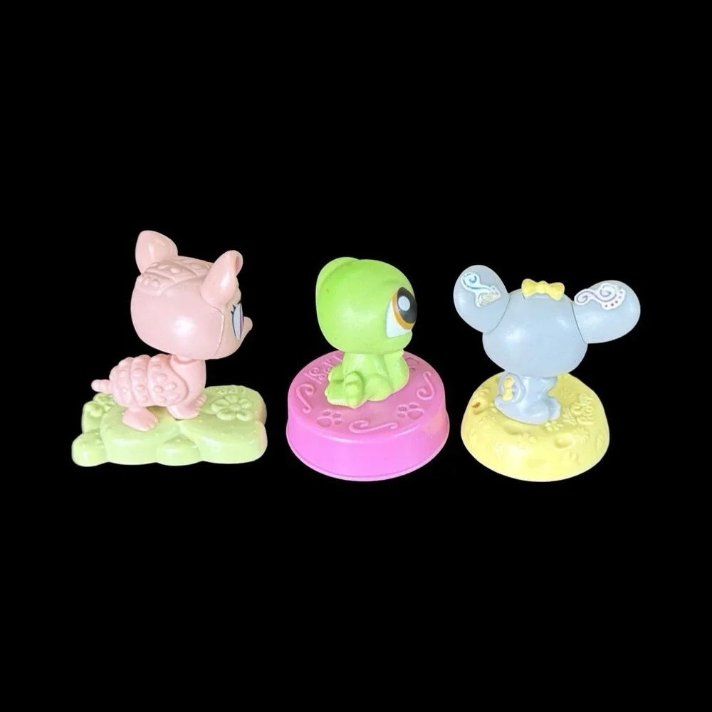 Hasbro Littlest Pet Shop LPS McDonald's Toys Lot Of 3